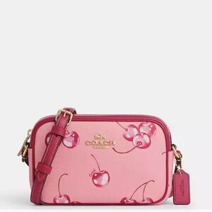 NWT Coach Cherry/Camera Bag